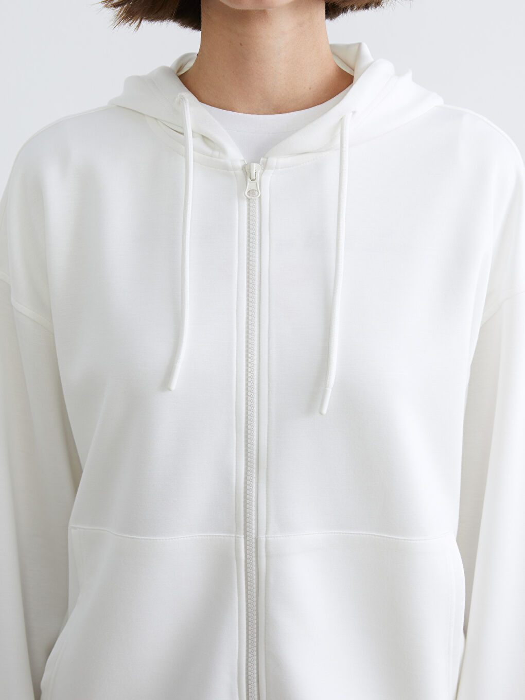 әйелдерге арналған капюшонды оверсайз свитшот-2