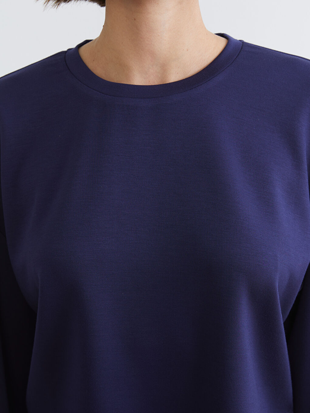 Crew Neck Women's Sweatshirt-2