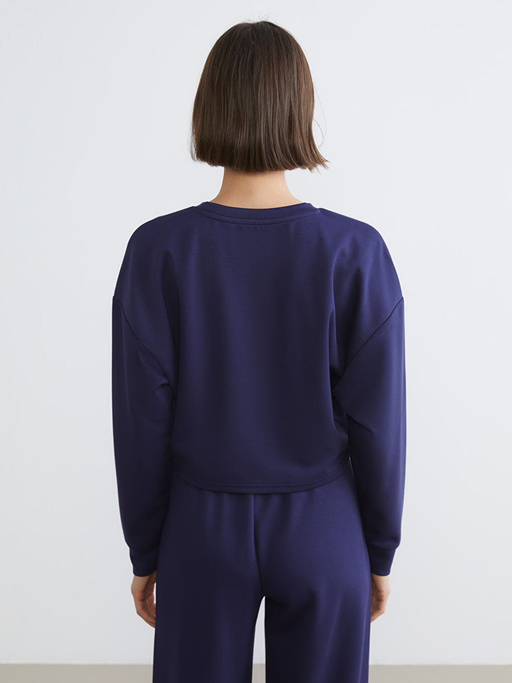 Crew Neck Women's Sweatshirt-3