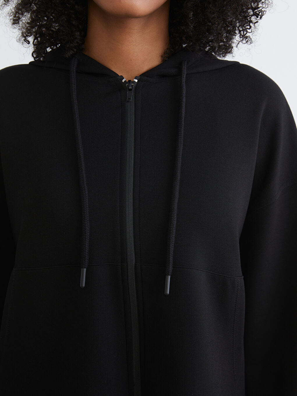 Hooded Women's Zip-Up Sweatshirt-2