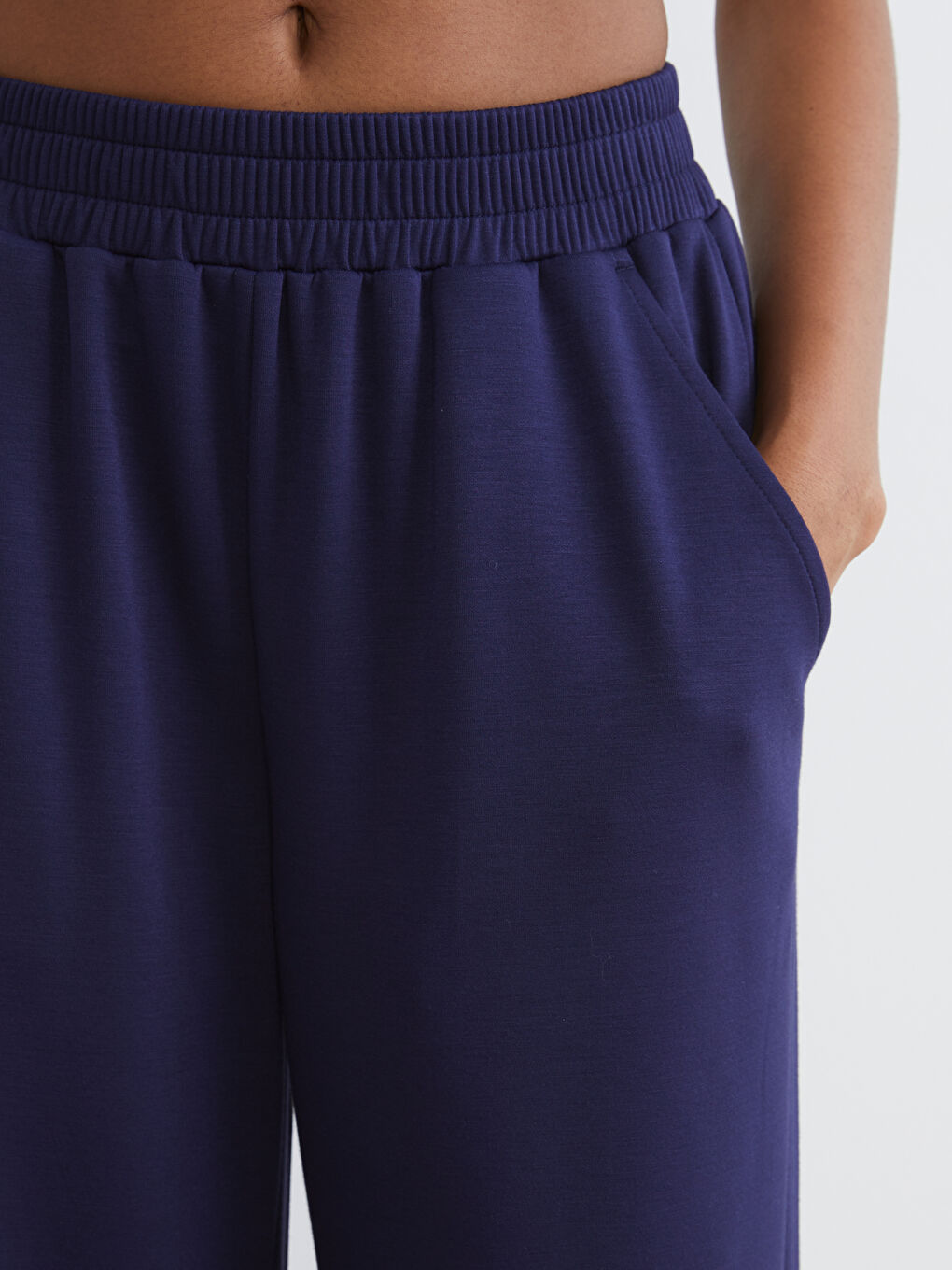 Женщины Синий Брюки‑джоггеры-2