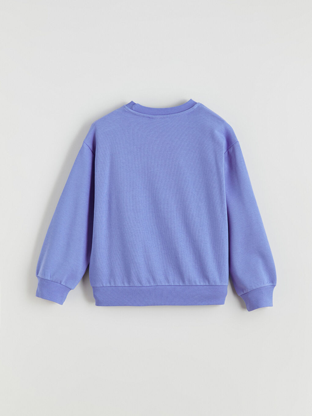 Mavi Bisiklet Yaka Goofy Baskılı Kız Çocuk Sweatshirt-2