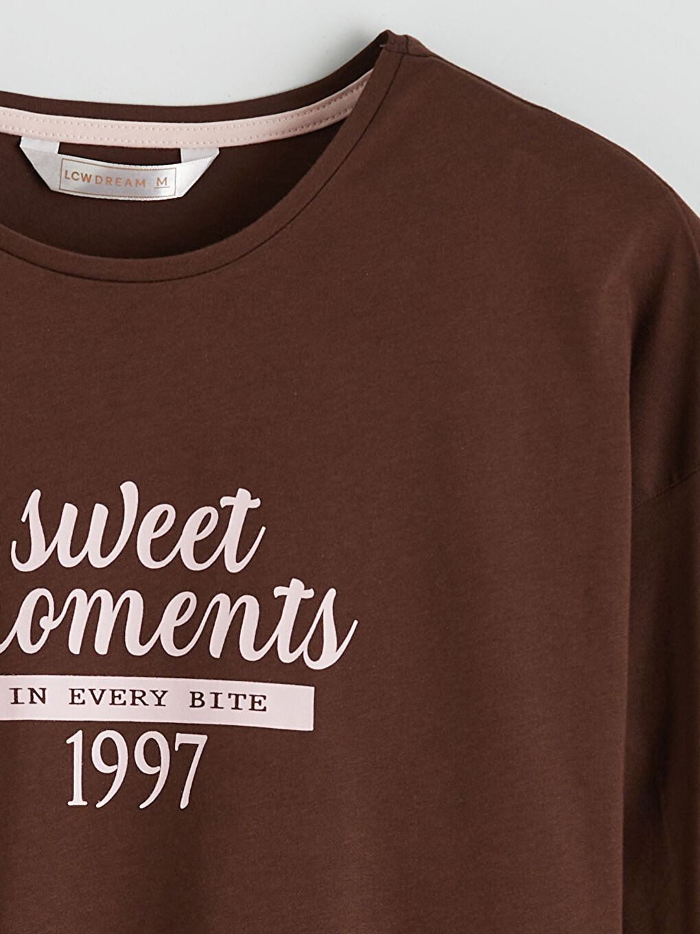 Bisiklet Yaka Baskılı Kadın Pijama Takımı-6