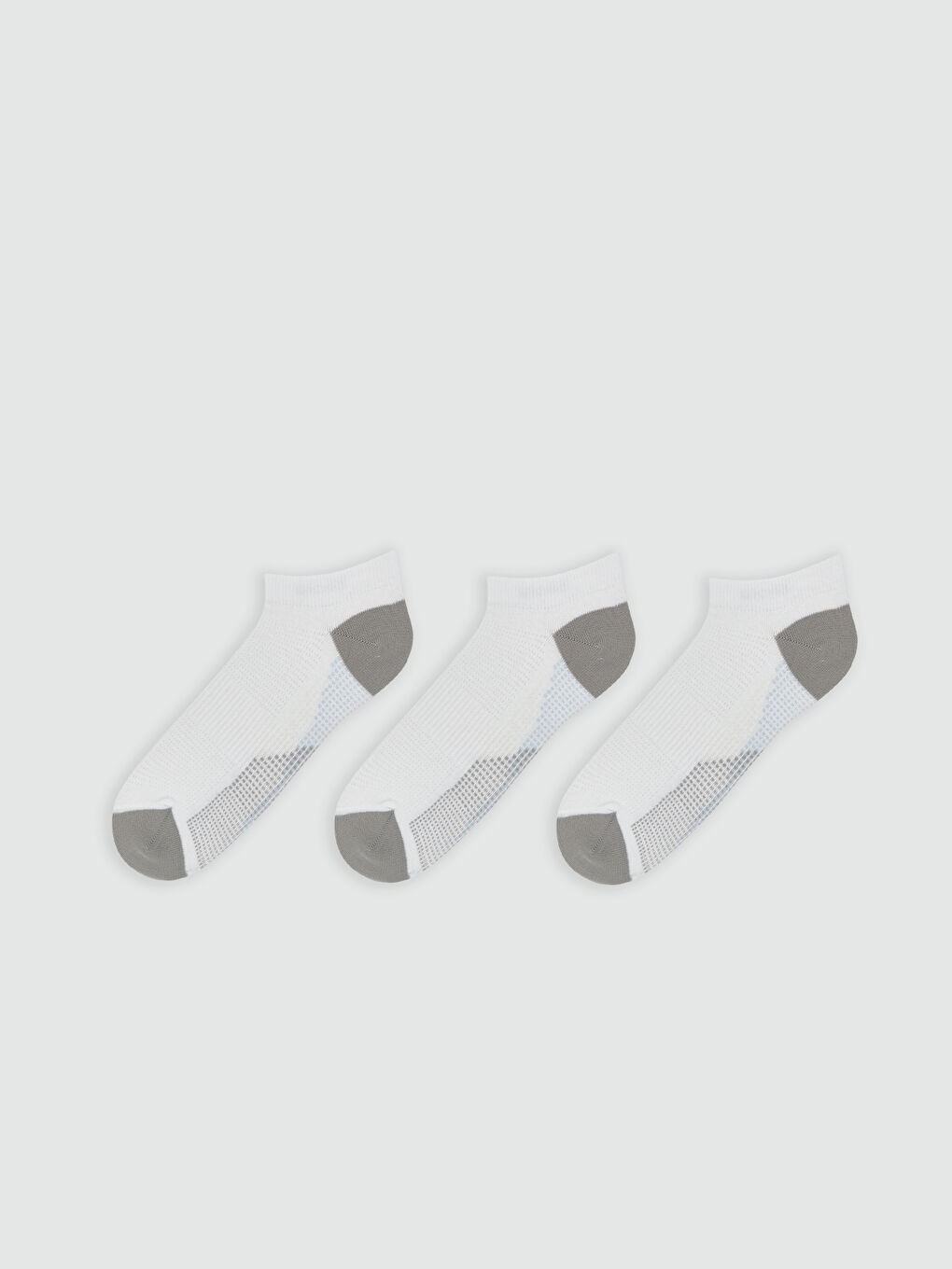 Color Block Men's Booties Socks 3 Pack