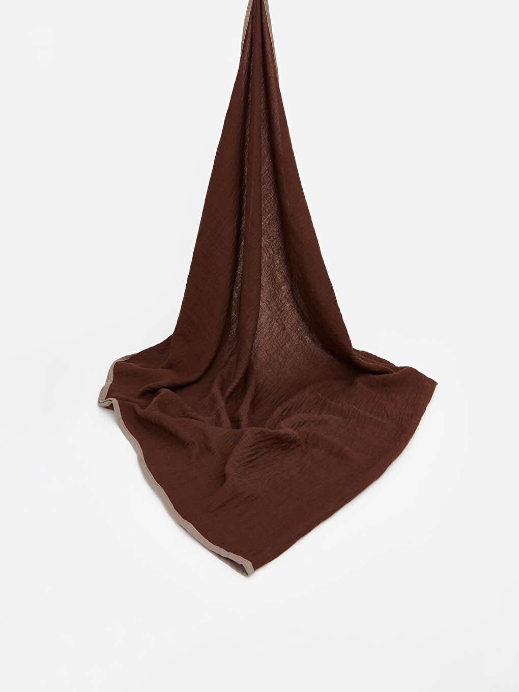 Kahverengi Basic Kadın Şal