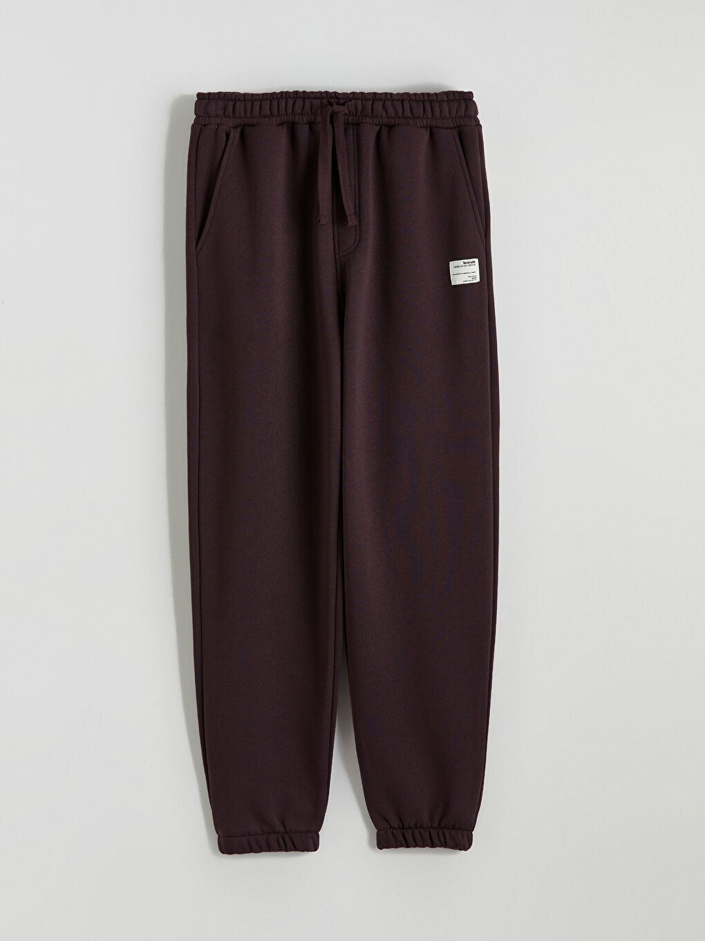 Mürdüm Basic Erkek Kalın Jogger Eşofman Altı-4