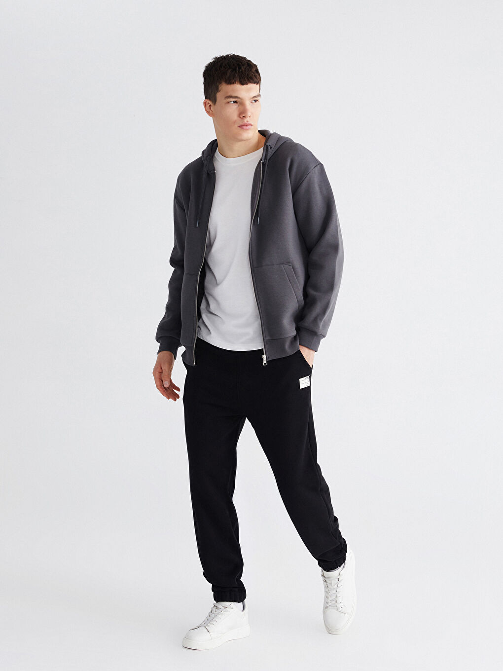 Siyah Basic Erkek Jogger Eşofman Altı