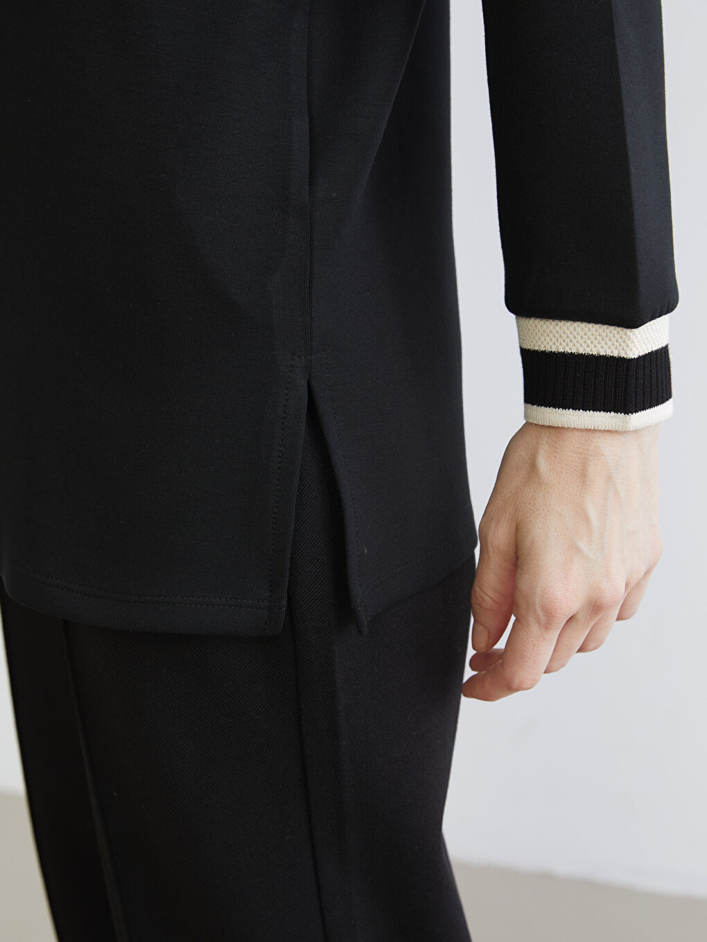 Trichterkragen Damen-Tunika-2