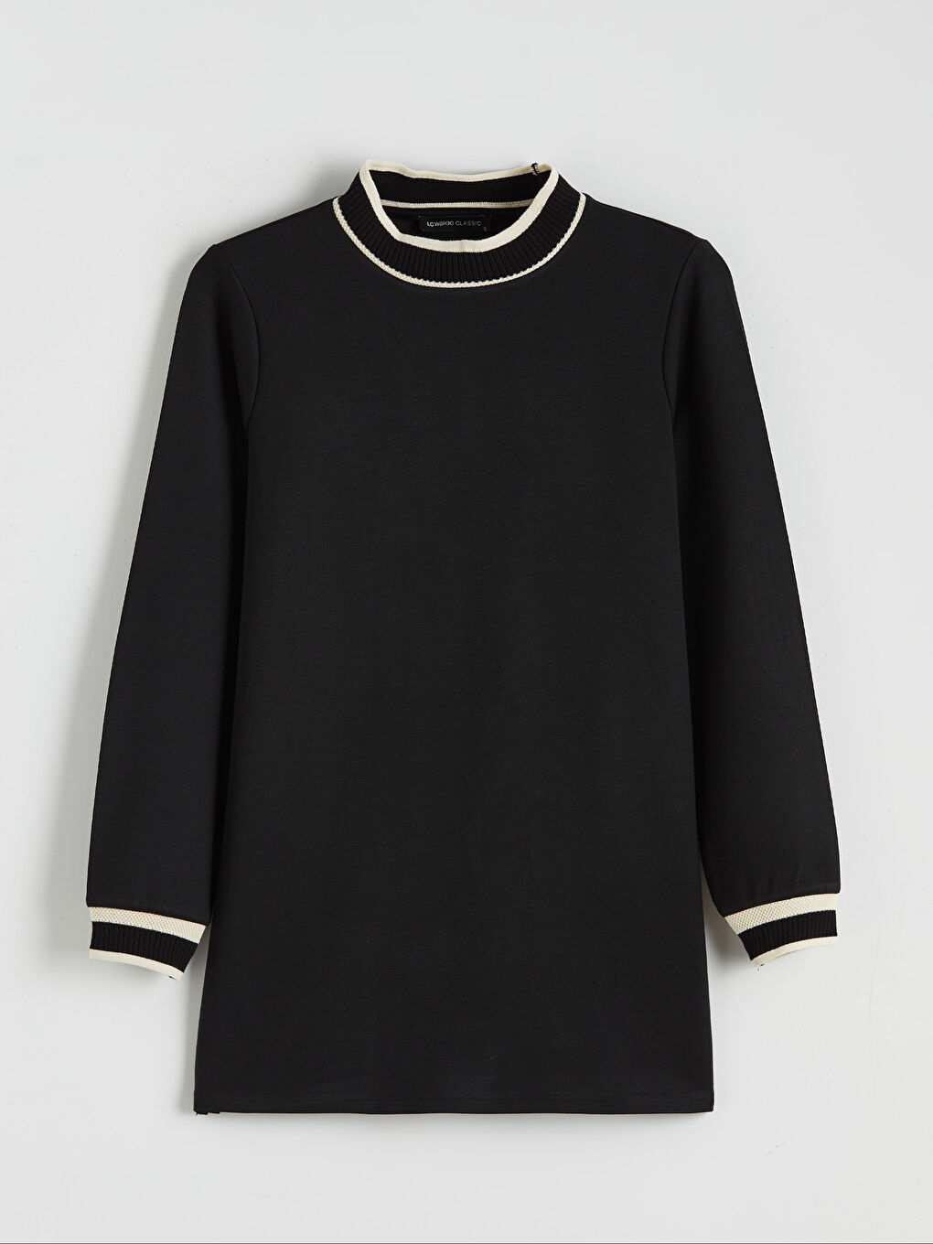 Trichterkragen Damen-Tunika-4