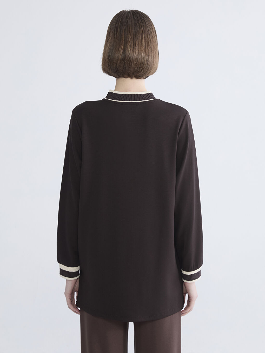 Funnel Neck Women's Tunic-3