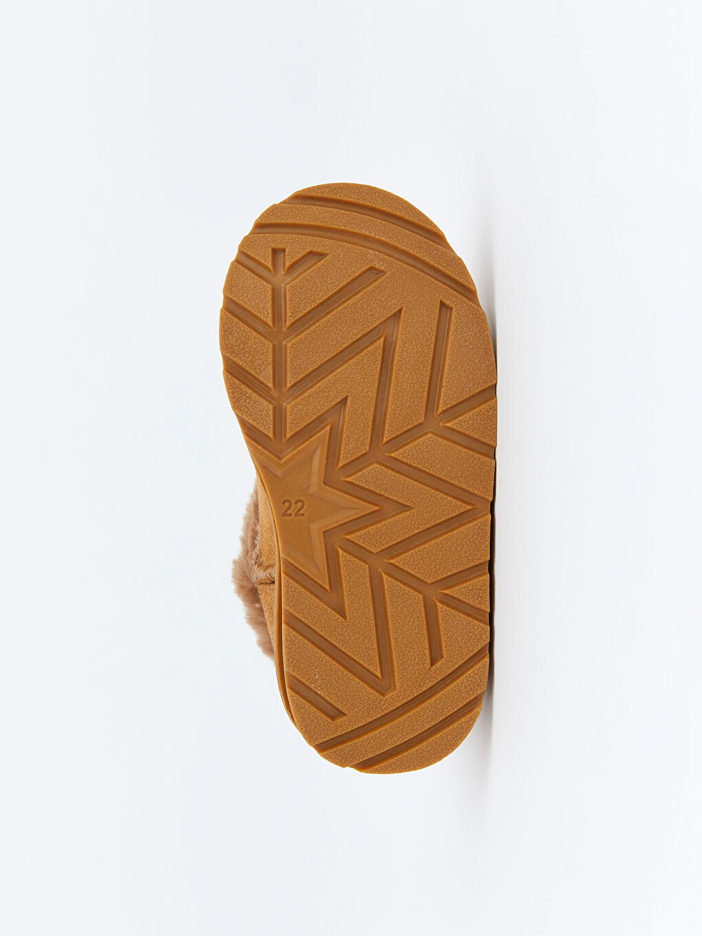 Bej İçi Kürklü Kız Bebek Bot-3