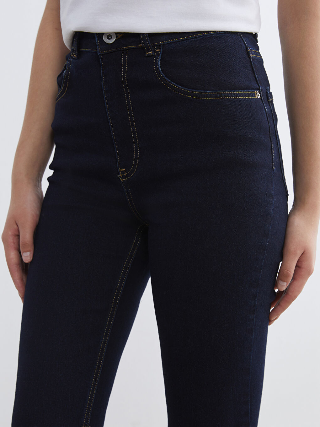 İndigo Mars Flare Kadın Jean Pantolon-2