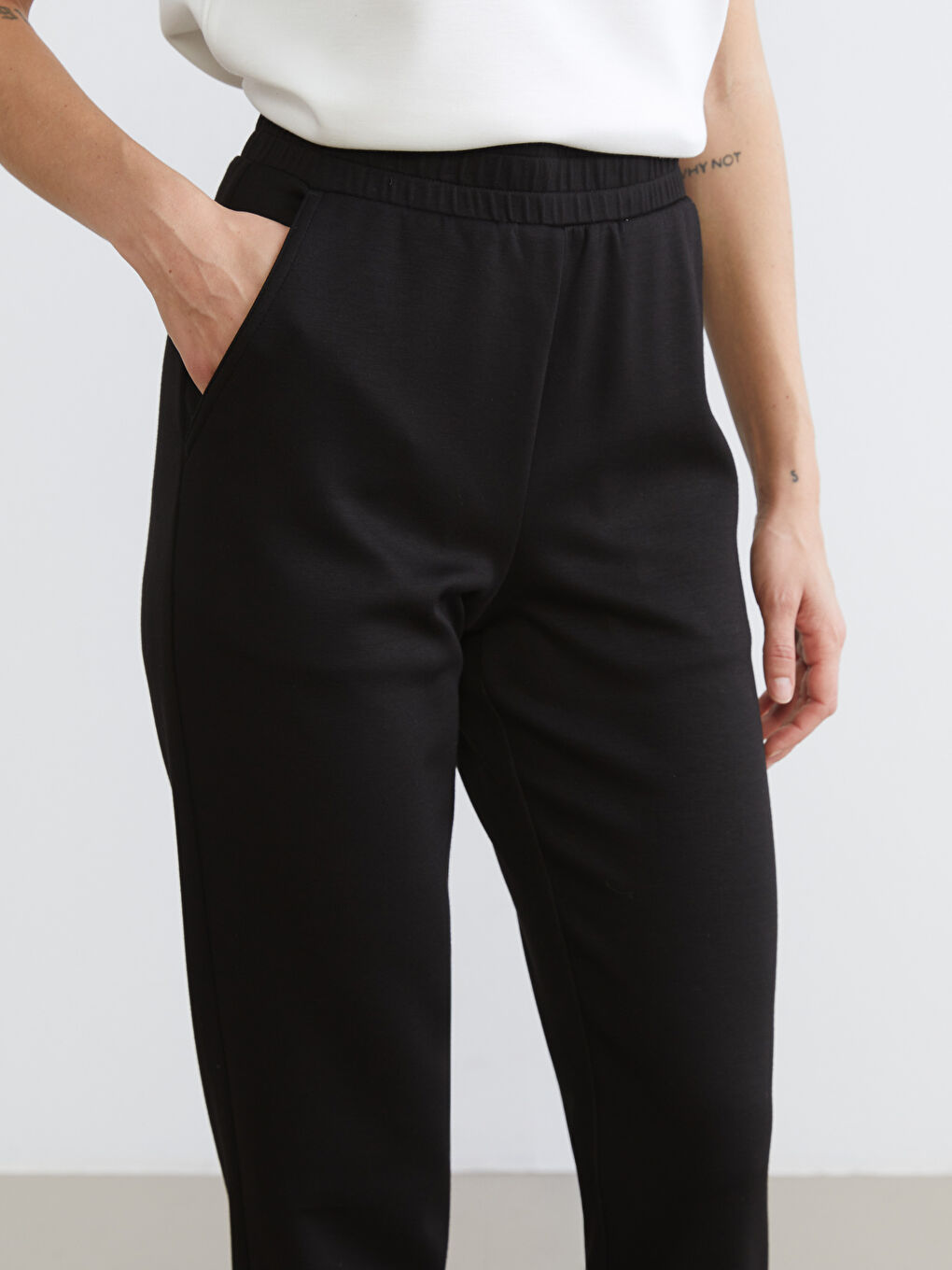 Elasticated Waist Women's Jogger Sweatpants-2
