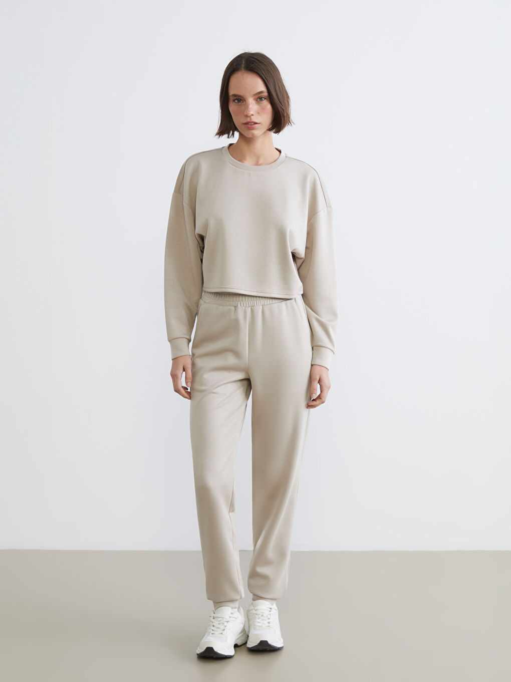 Серпімді белдік әйелдерге арналған джоггер спорттық шалбары