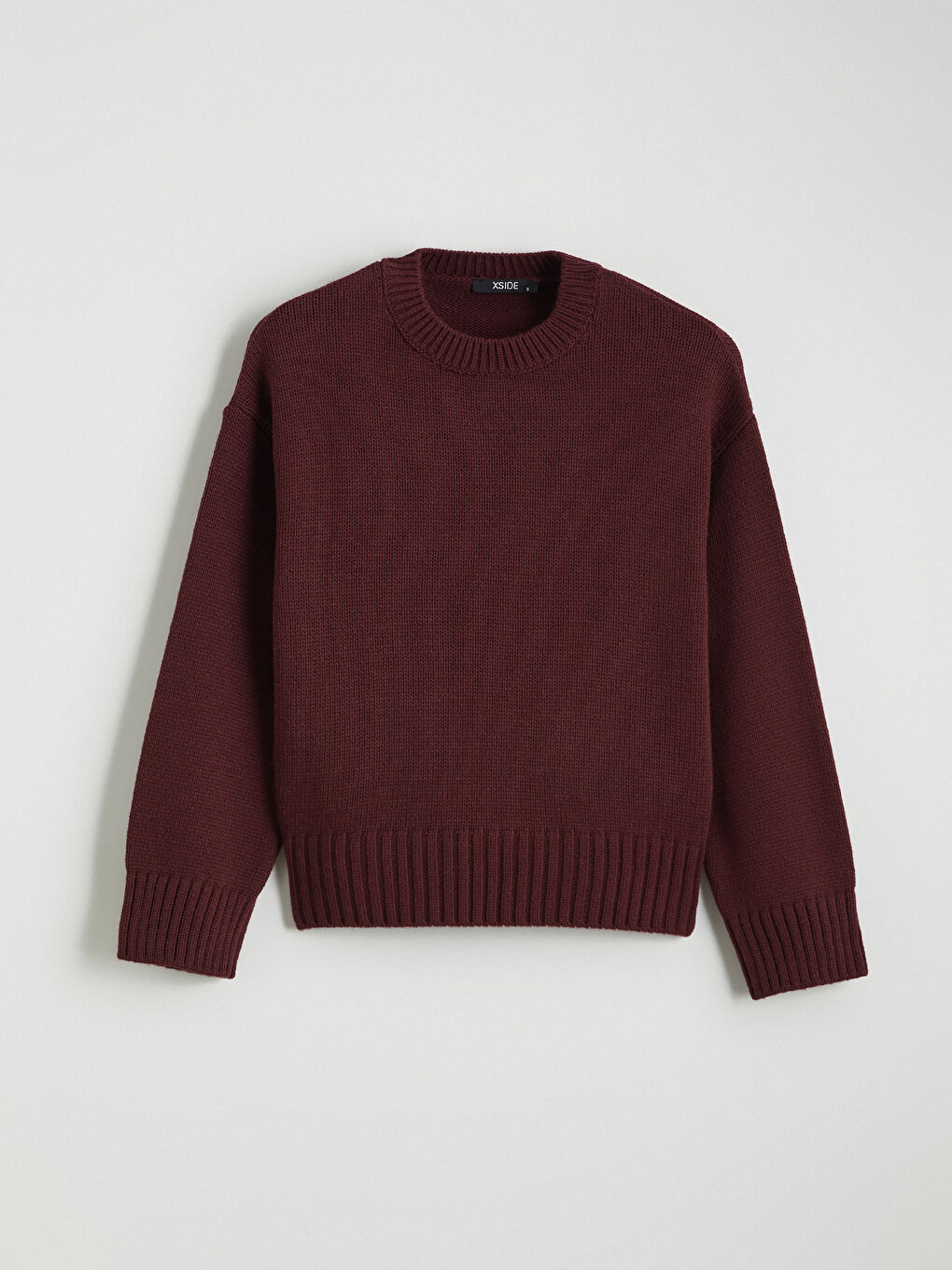 Žena BORDO Džemper -4