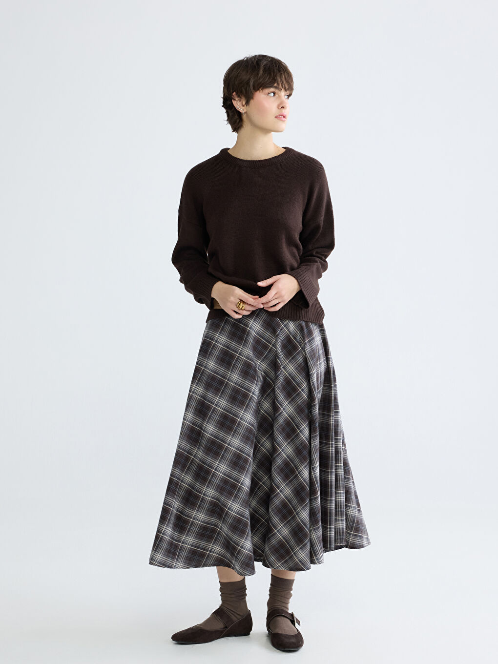 سترة نساء بكول مدور تريكو-1