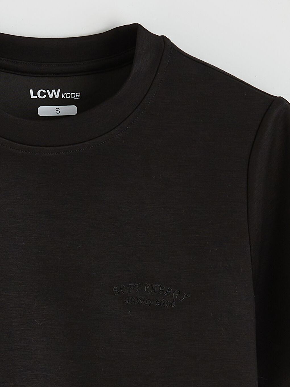 Дөңгелек жағалы әйелдерге арналған спорттық футболка-5