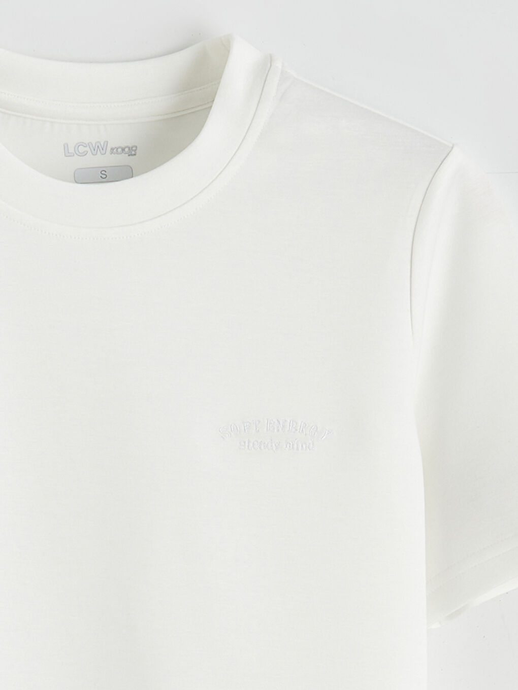 Дөңгелек жағалы әйелдерге арналған спорттық футболка-5