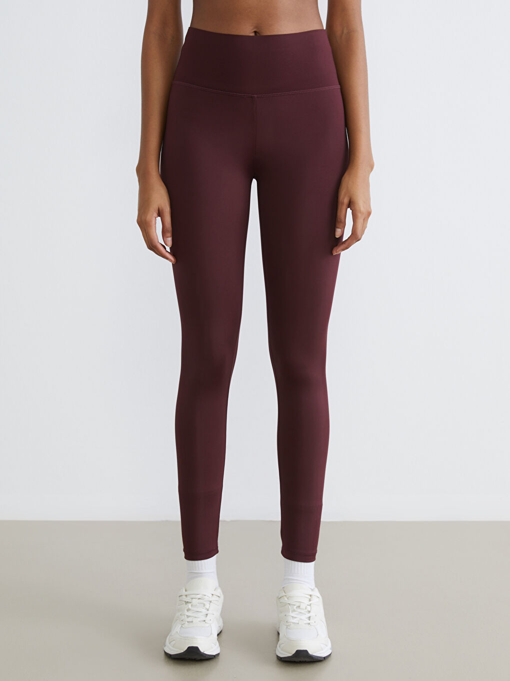 Әйелдер бордо  Спорттық леггинстер-1