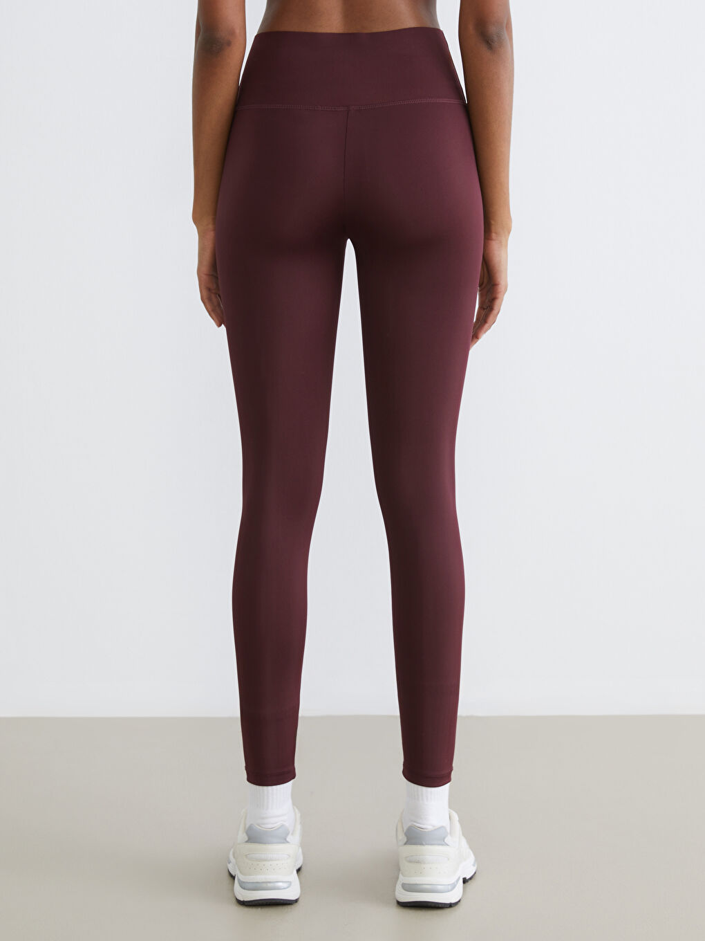 Әйелдер бордо  Спорттық леггинстер-3