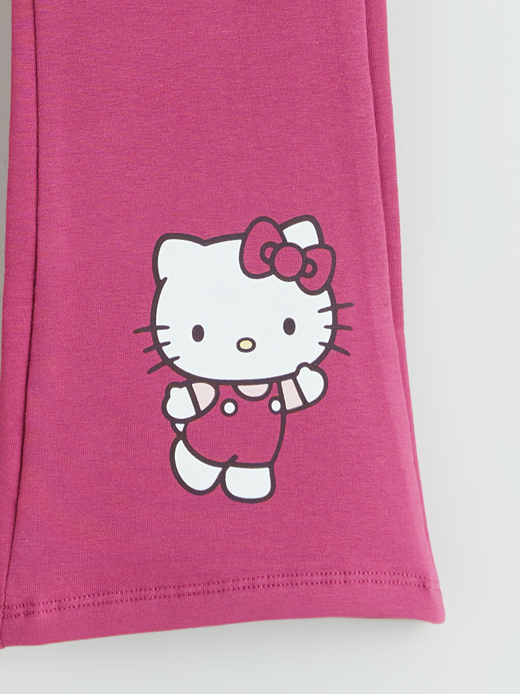 Fuşya Hello Kitty Baskılı Kız Çocuk Tayt Pantolon-2