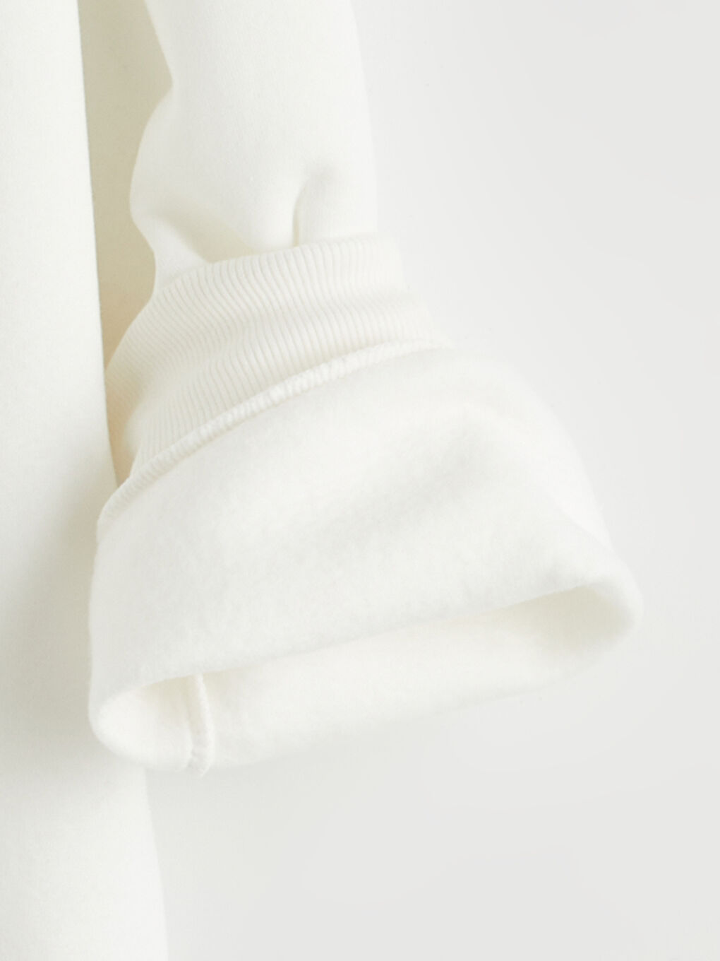 Ekru Hello Kitty Baskılı Kız Çocuk Kalın Sweatshirt-1