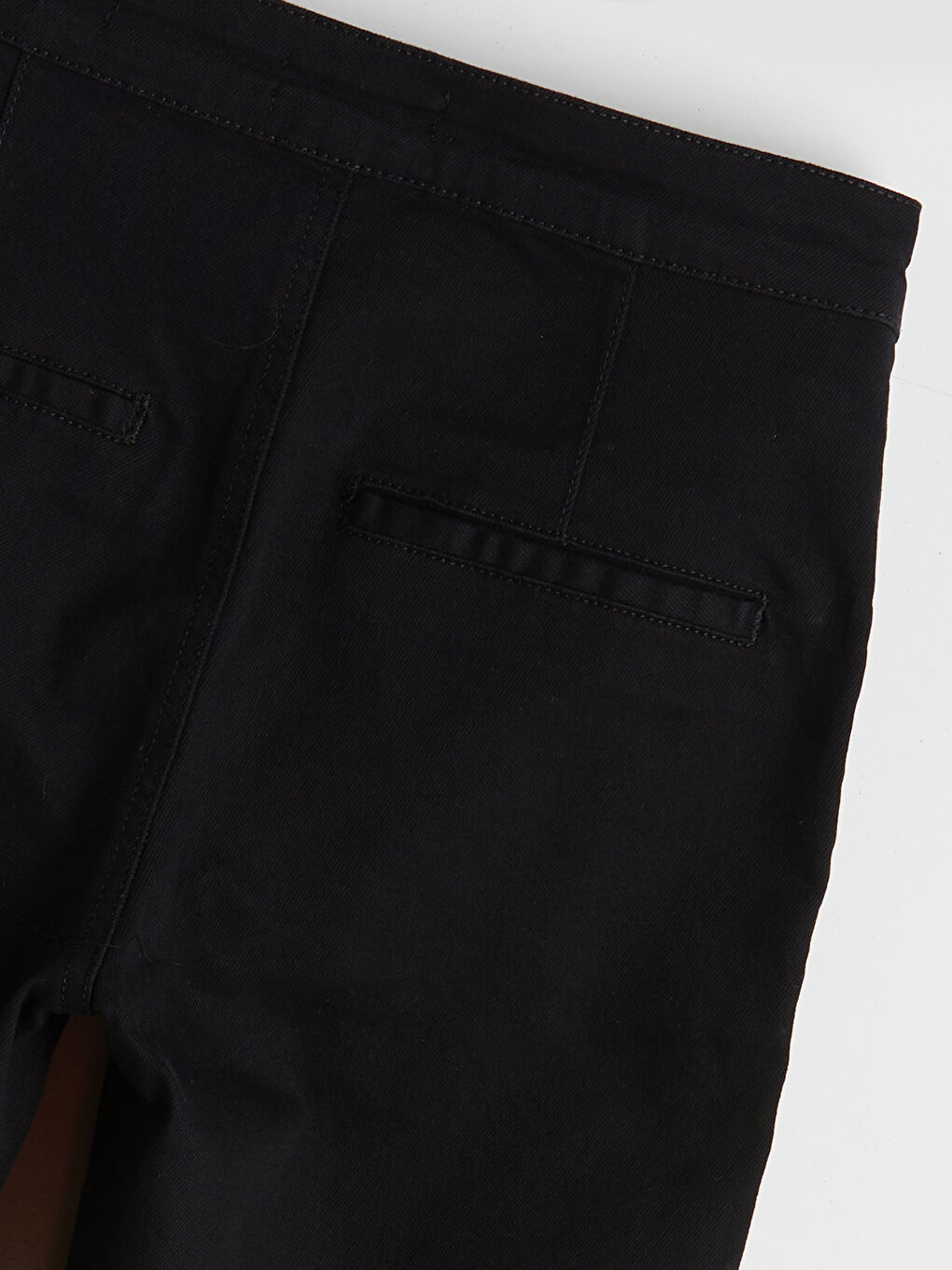 Siyah Flare Kadın Jean Pantolon-5