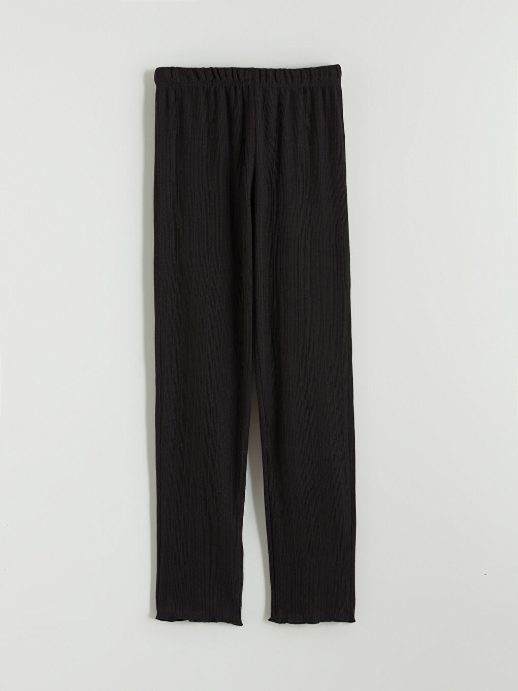 Siyah Beli Lastikli Kız Çocuk Pijama Alt