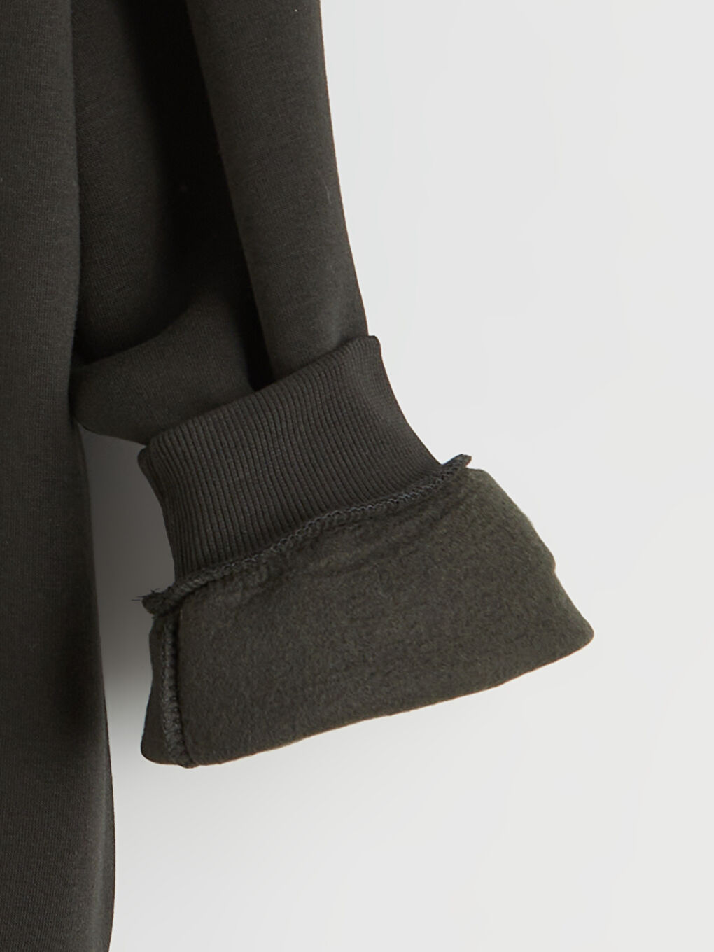 Gri Hello Kitty Baskılı Kız Çocuk Kalın Sweatshirt-2