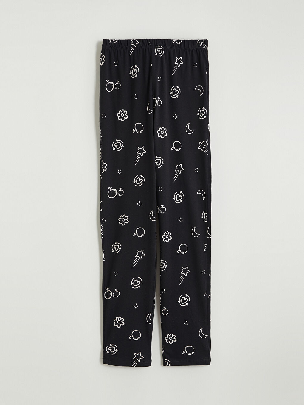 Crew Neck Girls' Pyjama Set-4