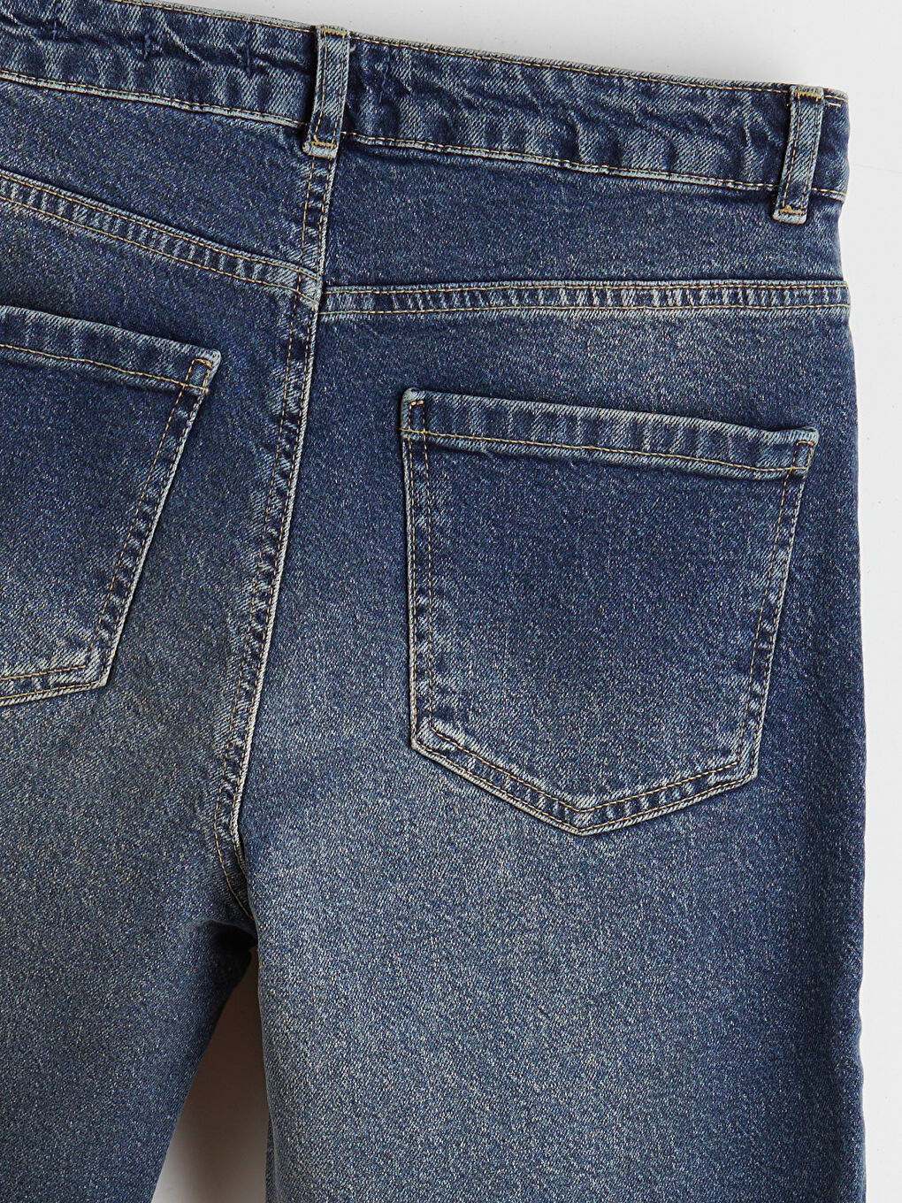 İndigo Straight Fit Kadın Jean Pantolon-5