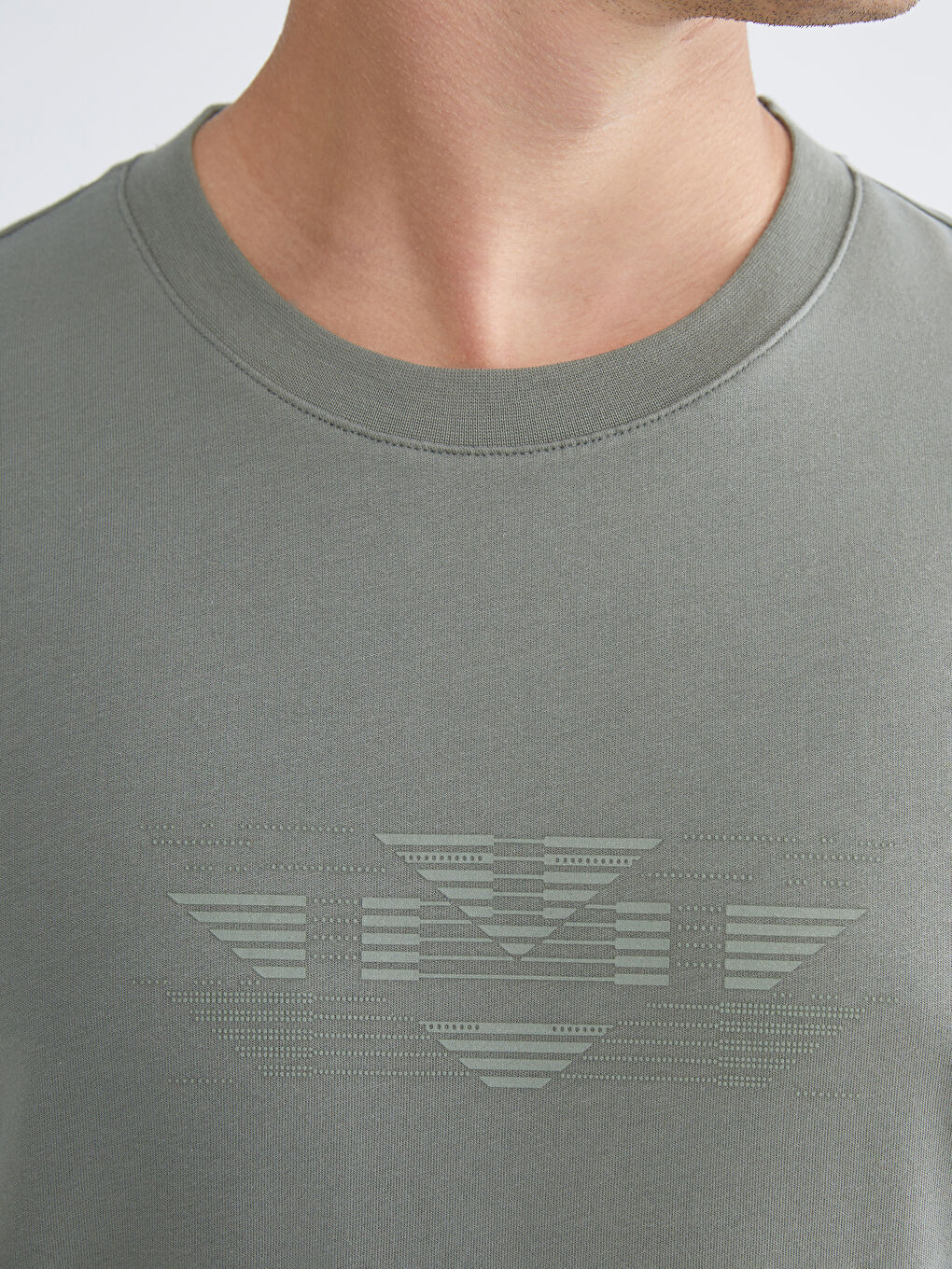 Crew Neck Printed Men's Sweatshirt-2