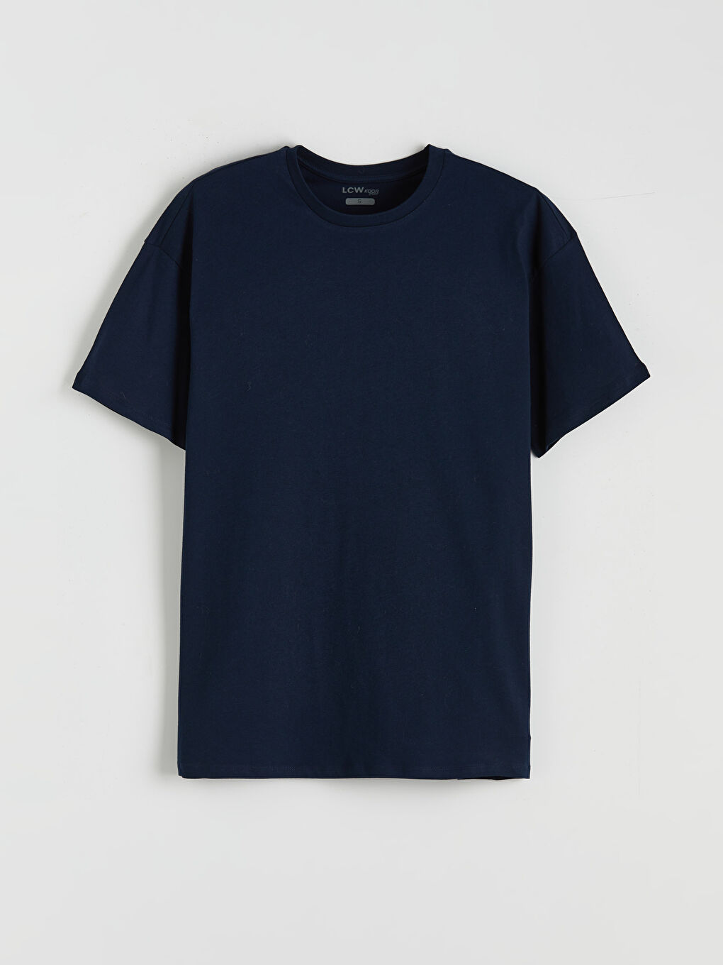 Mavi Bisiklet Yaka Baskılı Oversize Kadın Spor Tişört-5