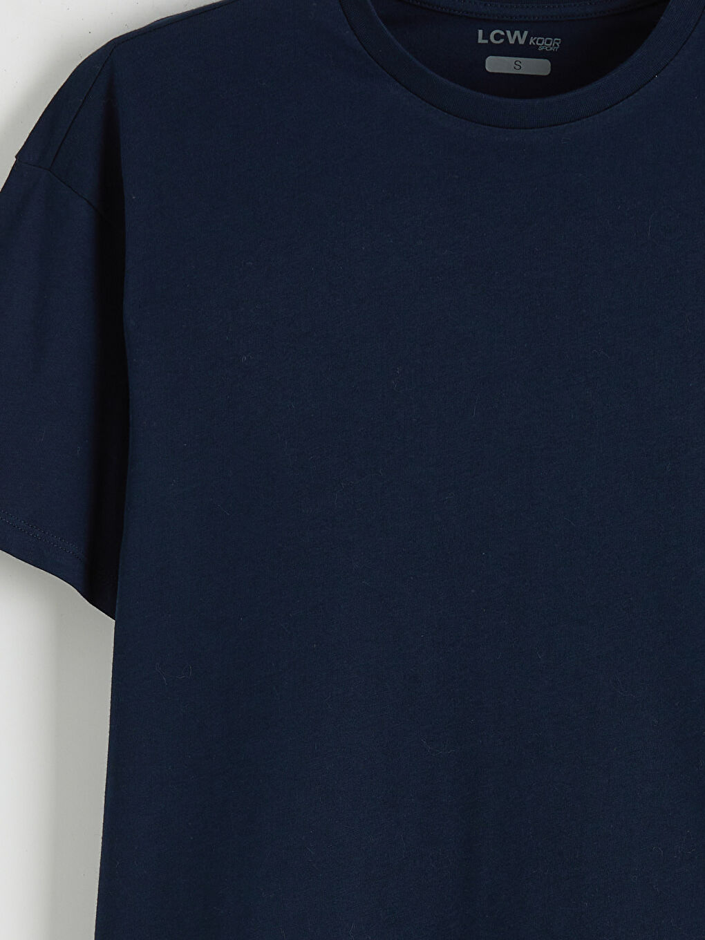 Mavi Bisiklet Yaka Baskılı Oversize Kadın Spor Tişört-7