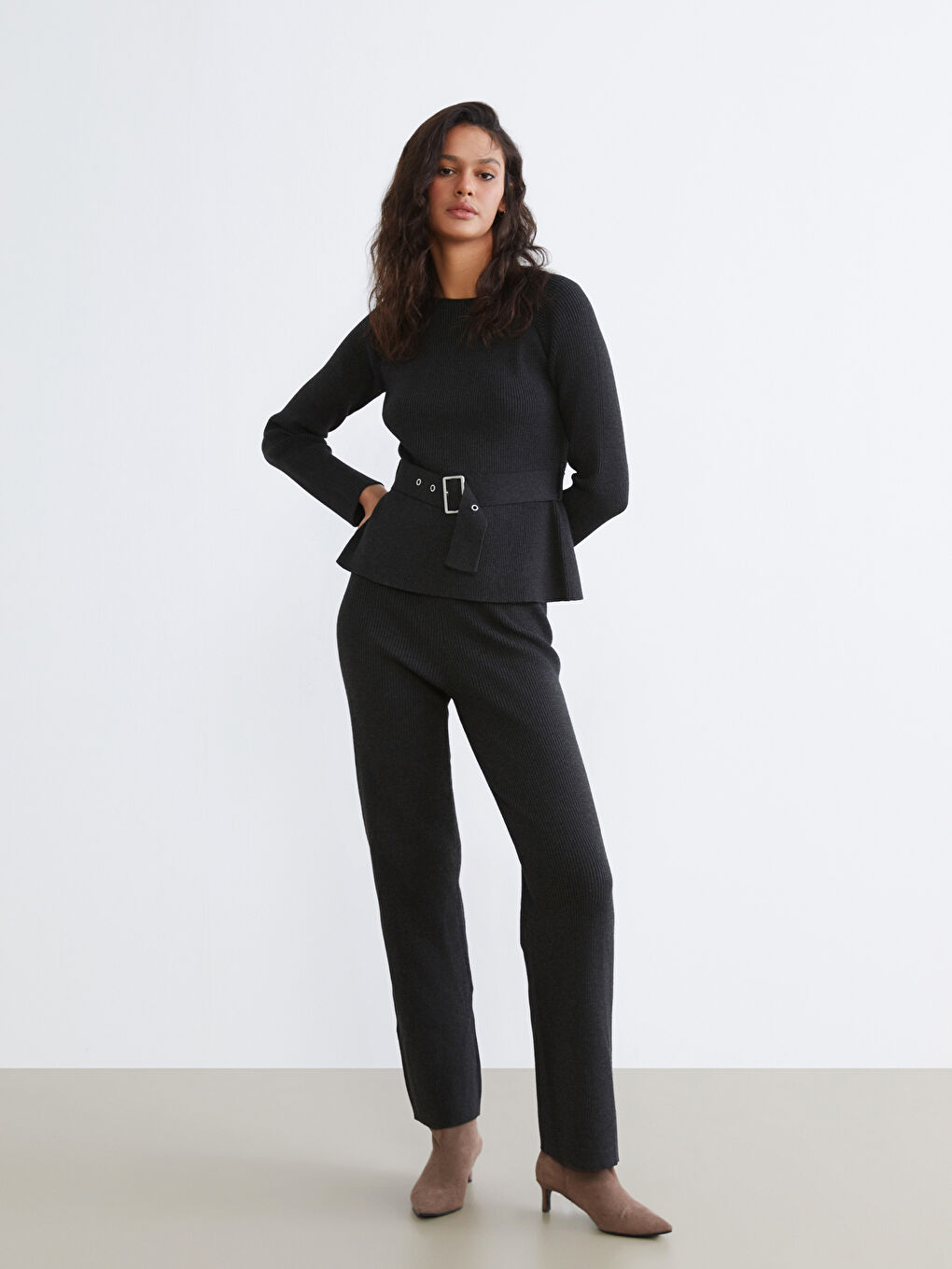 Woman GREY Sweater-1