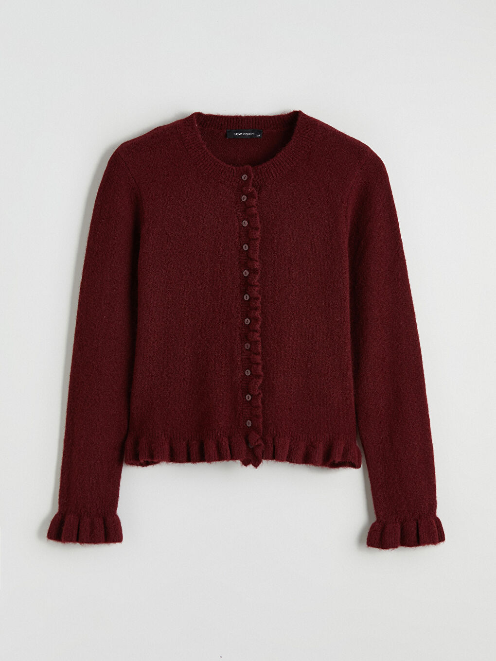 Crew Neck Women's Knitwear Cardigan-4