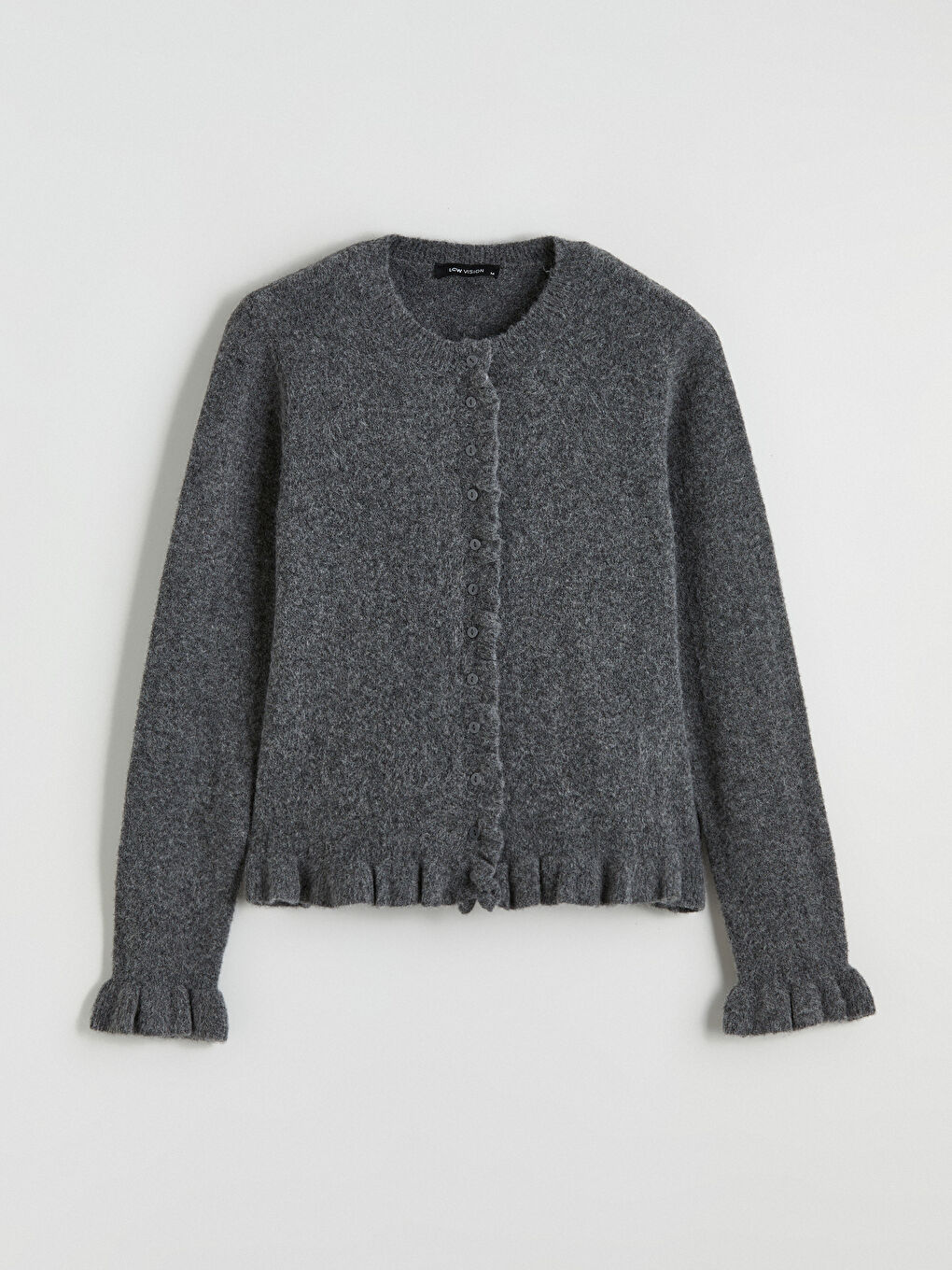 Crew Neck Women's Knitwear Cardigan-4