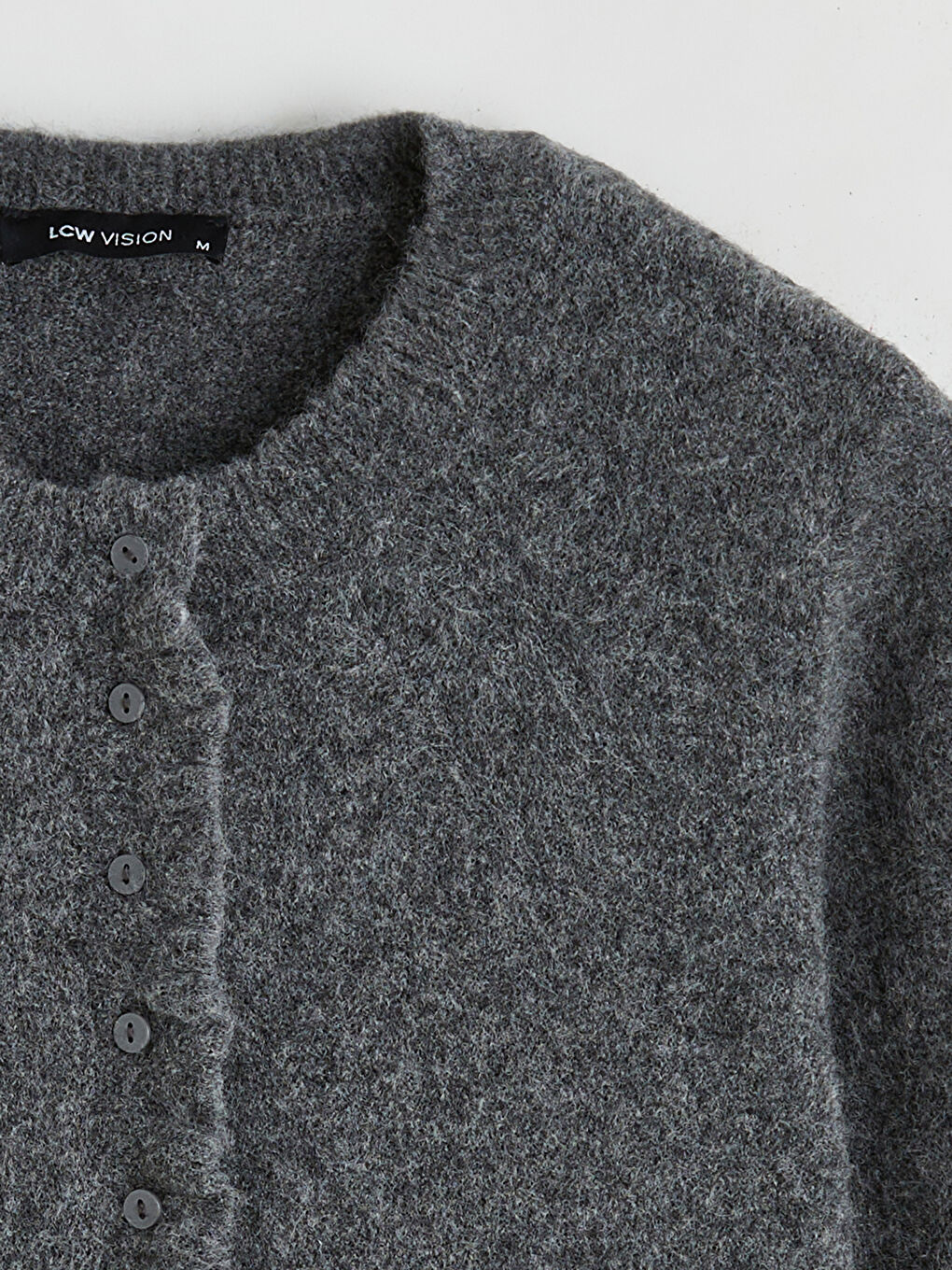 Crew Neck Women's Knitwear Cardigan-5