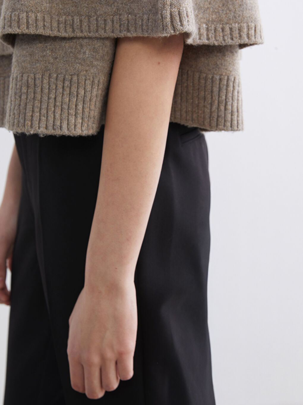 Әйелдер сарғыш Пончо-2