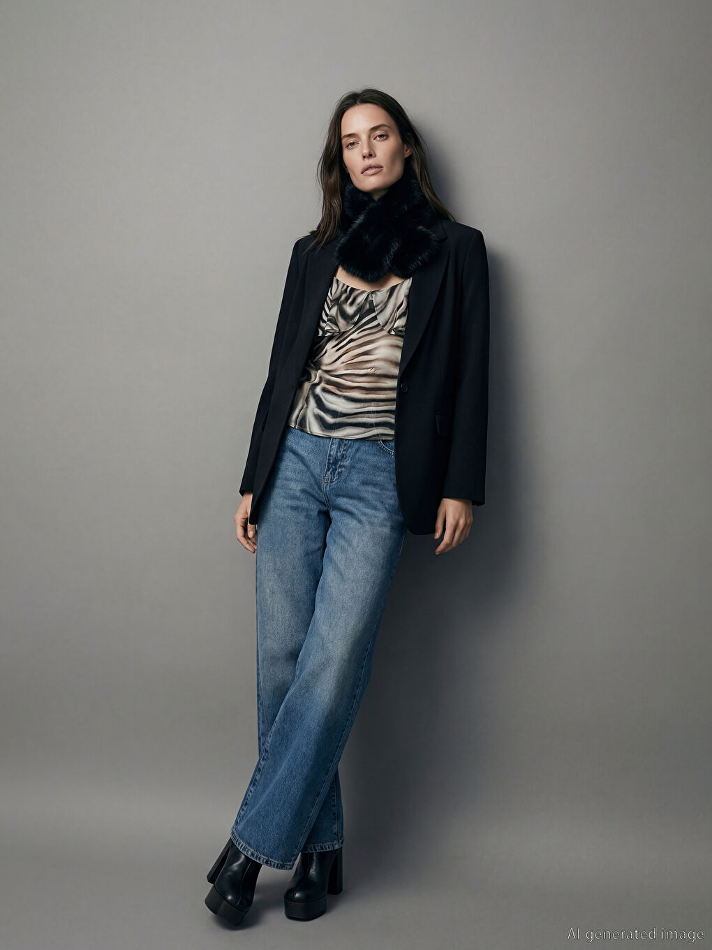 جاكيط بليزر نساء كريب-1