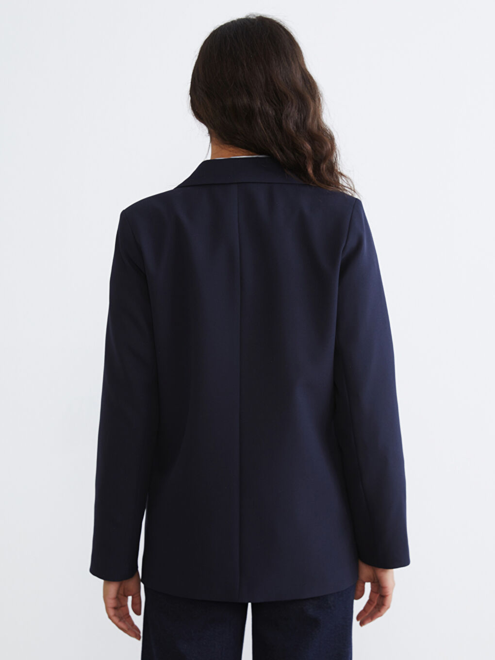 Crepe Women's Blazer Jacket-4