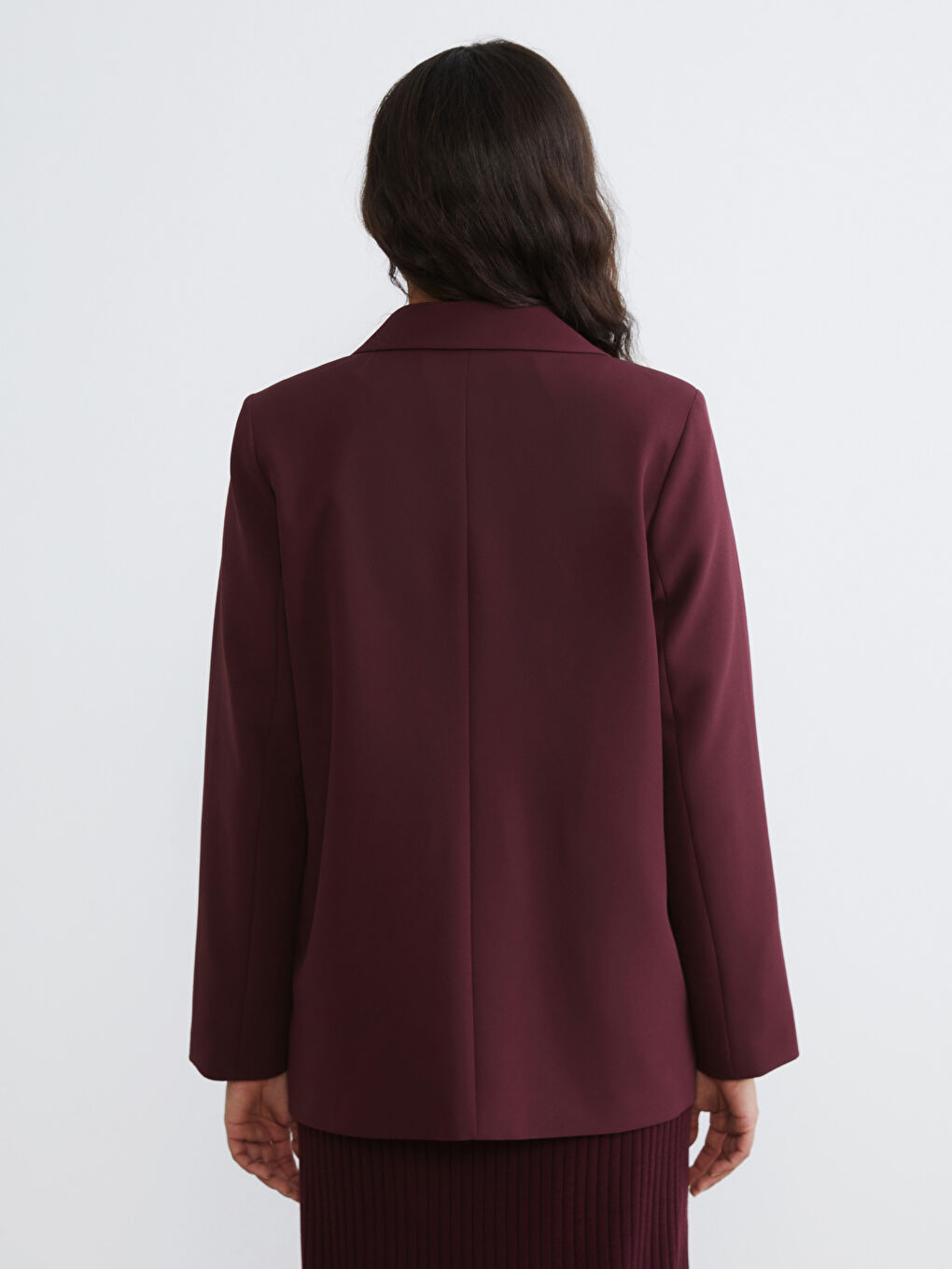 Crepe Women's Blazer Jacket-3