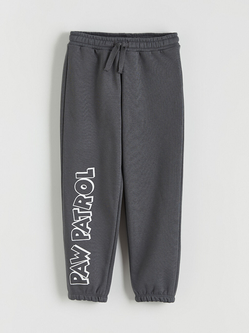 Gri Beli Lastikli Paw Patrol Baskılı Erkek Çocuk Jogger Eşofman Altı