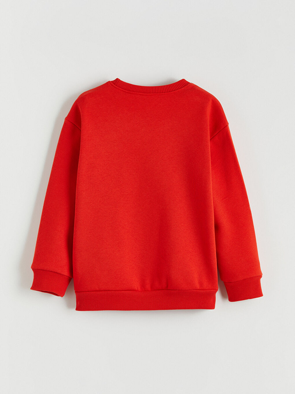 Kırmızı Bisiklet Yaka Paw Patrol Baskılı Erkek Çocuk Sweatshirt-5