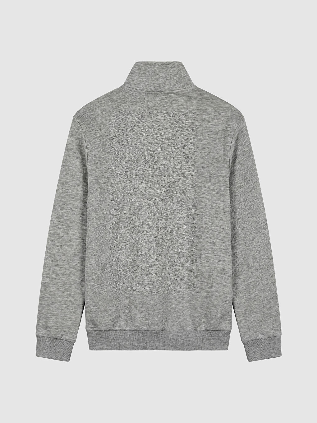 سويت شيرت مطبوع بياقة قمع للرجال-1