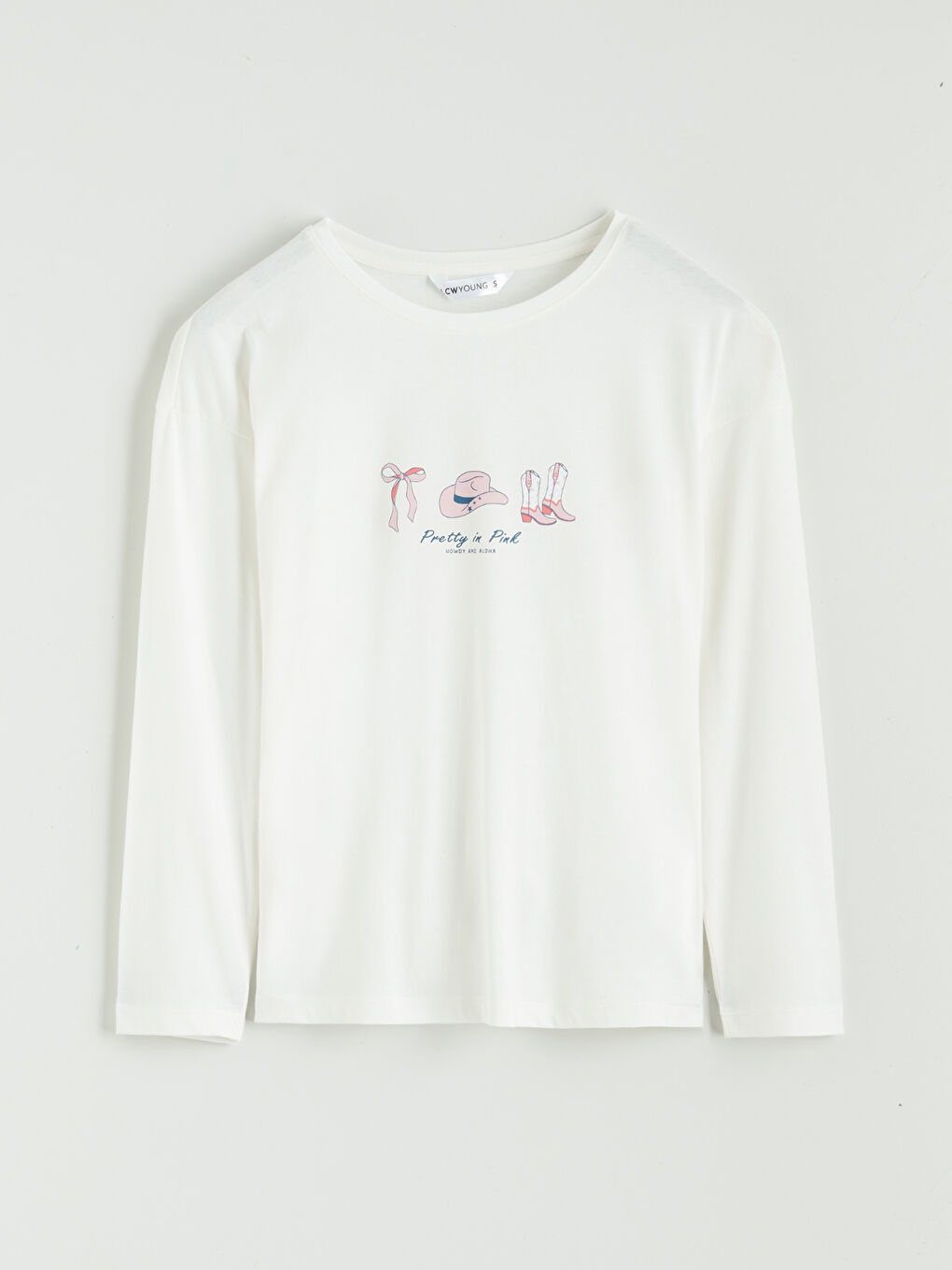 Crew Neck Printed Women's Pyjama Set-5