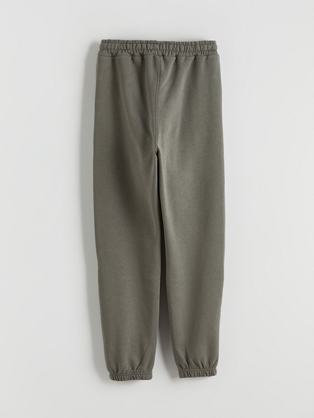 Haki Beli Lastikli Erkek Çocuk Kalın Jogger Eşofman Altı-2