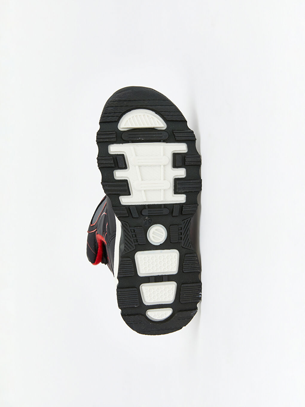 Siyah Spider-Man Baskılı Erkek Çocuk Kar Botu-3