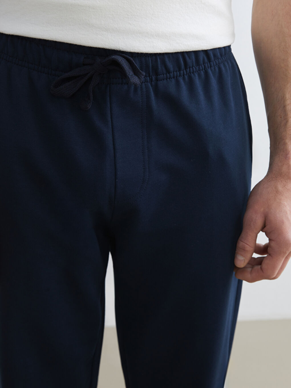 Lacivert Standart Kalıp Erkek Pijama Alt-2