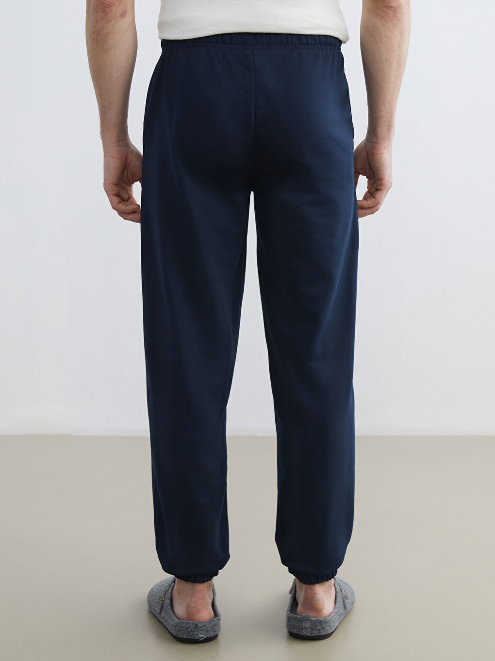 Lacivert Standart Kalıp Erkek Pijama Alt-3